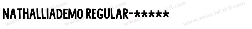 NathalliaDemo Regular字体转换